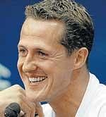 King returns: Michael Schumacher will be eager to turn the clock back when he returns to F1 next season. AFP