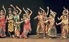 Graceful Students of Shivapriya School of Dance performing.