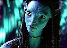 In this undated file photo released by 20th Century Fox, the character Neytiri is shown in a scene from 'Avatar.' AP Photo
