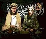 In this image taken from an undated video made available from the Taliban sources on Saturday, purportedly shows Humam Khalil Abu Mulal al-Balawi (right) reading a statement, while sitting next to the new leader of the Pakistani Taliban, Hakimullah Mehsud. He vowed to avenge the death of former Pakistani Taliban chief Baitullah Mehsud. AP