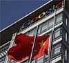A Chinese flag flutters outside Google's China headquarters in Beijing, China, Wednesday, Jan. 13, 2010. AP