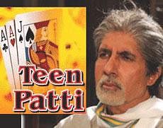 Amitabh Bachchan in Teen Patti