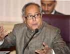 Finance Minister Pranab Mukherjee attends a pre-budget meeting with industrialists in New Delhi on Friday. AFP