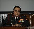 Indian Army Chief Deepak Kapoor gives a press conference in New Delhi on January 14, 2010. AFP