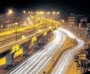 A view of the 9.5-km long elevated highway from Silk Board to Electronic City in Bangalore on Friday.  DH photo/ Kishor Kumar Bolar