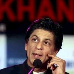 Bollywood actor Shahrukh Khan at a promotional event of his film 'My Name is Khan' in Mumbai on Thursday night. PTI