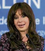 Pig meat is better than Viagra, says Cristina Fernandez. AP