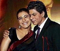 Bollywood actors Kajol (left) & Shah Rukh Khan. AFP