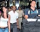 All set: South African skipper Graeme Smith on arrival at the Mumbai airport on Sunday morning. The Proteas left for Nagpur later in the day ahead of a two-day warm-up tie against a Board Presidents XI beginning on Tuesday. PTI