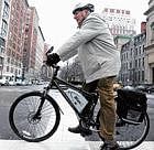 powered wheels Roger Phillips, 78, uses an electric bicycle in Manhattan, the US. NYT
