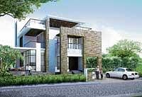 An artists impression of a villa in White Meadows