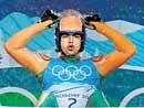 Indias Shiva Keshavan at a training session on the eve of the Winter Olympic Games at Vancouver, Canada. AFP