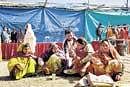 Sushila Devi along with the members of Kaleem Ansaris family, at the tribunal in Jharkhand. PIC COURTESY WFS