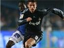 Xerez's Sidi Keita from Mali, background, and Real Madrid's Cristiano Ronaldo from Portugal, foreground, chase the ball during their La Liga soccer match at the Chapin stadium in Jerez de la Frontera, Saturday. ZAPXerez's Sidi Keita from Mali, background, and Real Madrid's Cristiano Ronaldo from Portugal, foreground, chase the ball during their La Liga soccer match at the Chapin stadium in Jerez de la Frontera on Saturday. AP