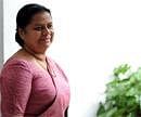 Wife of former Sri Lankan army chief and presidential election candidate Sarath Fonseka, Anoma Fonseka gestures at a press conference in Colombo on February 11, 2010. AFP