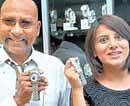 Stumper and the starlet: Former cricketer Syed Kirmani and actress Pooja Gandhi at the inauguration of Citizen Watches new showroom in Bangalore on Thursday. DH Photo