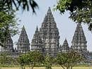remains of rich heritage Prambanan is the largest Hindu temple in central Java, in Indonesia, located 18 km from Yogyakarta.