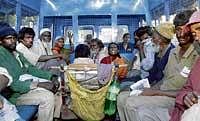 Rounded Up: Beggars being taken in  a van at Shivajinagar as part of the Beggary  Eradication Month by the Department of Social Welfare in Bangalore on Monday. DH Photo