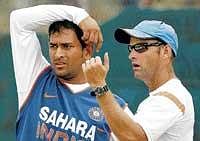 perfect duo Coach Gary Kirsten (right) has managed to strike the right chord with Indian players. file photo