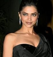 Actress Deepika Padukon at the 55th Idea Filmfare Awards in Mumbai on Saturday night. PTI