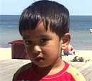File photo of 3-year-old Gurshan Singh. AP