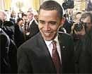 President Barack Obama at a reception in the East Room of the White House in Washington Tuesday. AP