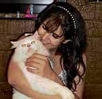 darling Zarine Khan with her pet Softy.