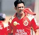 Key man: Royal Challengers skipper Anil Kumble will look for a winning start to his teams campaign. DH photo