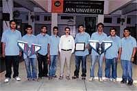 Team DRONE of Sri Bhagawan Mahaveer Jain College, Bangalore, won the first place in  SAE Aero Design (West) 2010 competition at Van Nuys, California, USA.
