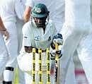 Jahurul Islam is distraught after being bowled by Graham Swann in Dhaka on Tuesday. Reuters
