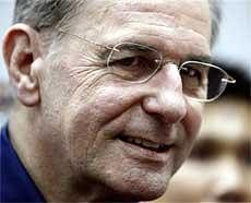 International Olympic Committee President Jacques Rogge speaks at a media conference on Tuesday March 23, 2010 in Singapore. AP