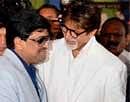 Chief Minister of Maharastra Ashok Chavan (L) with mega star Amitabh Bachchan during the commisioning ceremony of the north-bound carriageway of the Rajiv Gandhi Sea Link in Mumbai on Wednesday. PTI