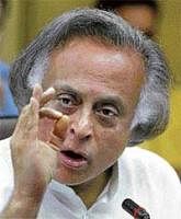 Union Minister for Environment Jairam Ramesh during a press conference. PTI