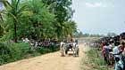 Sportive spirit: The bullock cart race organised as part of the Ajjampura Kilaramma Devi Festival on Saturday. DH Photo