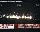 In this image taken from MSNBC video on Wednesday April 7, 2010, shows authorities responding to a plane disturbance on United Flight 663 at the Denver International Airport. AP