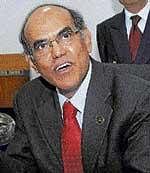 RBI Governor D Subbarao