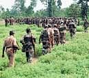 Paramilitary forces patrolling in a Maoist stronghold in West Bengal. File photo
