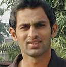 Pakistani cricketer Shoaib Malik