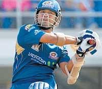 LEADING FROM THE FRONT:  Mumbai Indians Sachin Tendulkar was impressive with the bat in the league stage of IPL III. He also led the side in impressive fashion as they stormed into the semifinals with plenty to spare. PTI