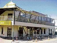 The earthquake-damaged Golden Eagle Hotel in the WA  Goldfields City of Kalgoorlie-Boulder. AFP