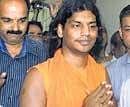 Nithyananda, after being arrested on Wednesday. PTI