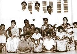 together Rajkumar with his extended family members.