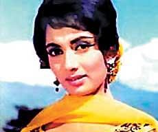 Yesteryear actress Sadhana in one of her movies