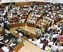 A gallery view of the BBMP Council hall during the Mayor election at the first session of BBMP in Bangalore on Friday. DH Photo
