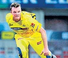 Doug Bollingers form will be the key to Chennai Super Kings success in the final. AP