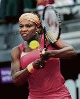 all power: Serena Williams en route to the quarterfinals of the Italian Open in Rome.  AFP