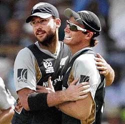 big test New Zealand will need a good show from Daniel Vettori (left) and pacer Tim Southee against Pakistan. AP