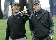 Tiger Woods and Hank Haney