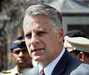 US  Ambassador Timothy J Roemer interacts with the media, in Mumbai on Tuesday. PTI