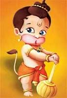 Cute: From Hanuman.